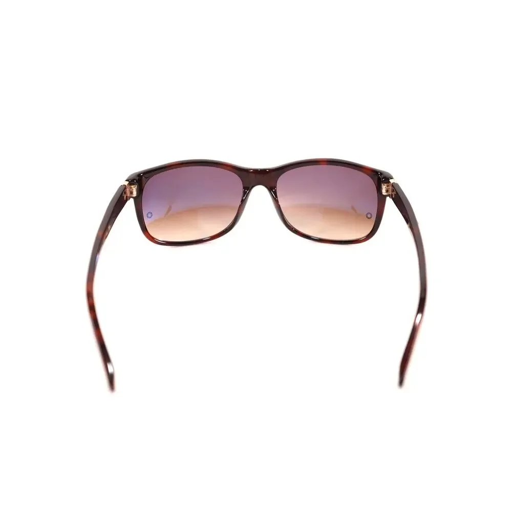 Montblanc Rectangle Men's Designer Sunglasses - Dark Brown Havana/Brown - NWT